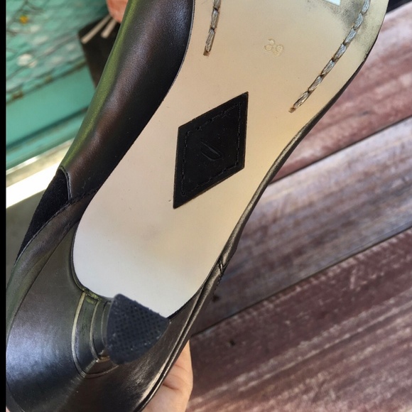 Diesel Knee High Tall Sleek Black Leather & Suede Zip Side Women Boots Sz 39 - Picture 13 of 14